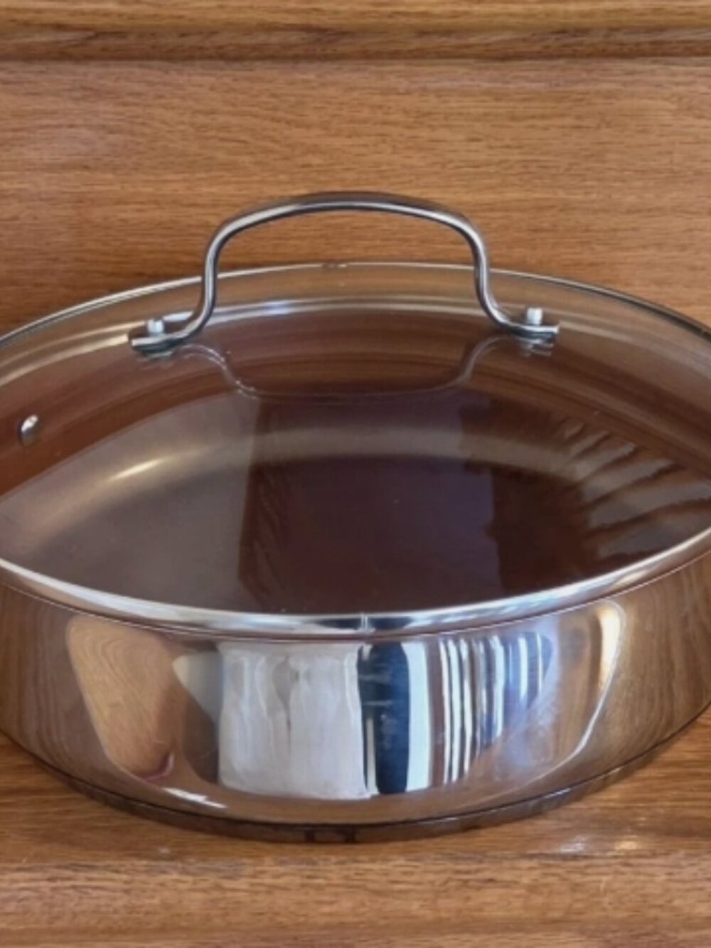 NWT Nuwave Stainless Steel Frying Pan DURALON 3.5Qt Copper Ceramic 31288
